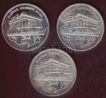 1992. 200Ft Ag "MNB" (3x) T:BU,2