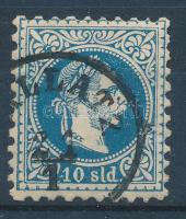 Magyar Posta Romániában 1867 10sld "(GA)LLATZ" (33.000)