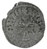 1373-1382. "szerecsenfejes" Denár Ag "I. Nagy Lajos", előlapon [moneta lodovici]...