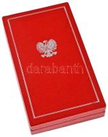 Lengyelország 1974. "A Lengyel Köztársasági Érdemrend Lovagkeresztje" mellszalagon, eredet...