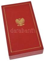 Lengyelország 1974. "A Lengyel Köztársasági Érdemrend Tisztikeresztje" zománcozott, aranyo...