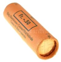 Svájc 1993. 1r bronz (50x) eredeti verdei rolniban T:UNC Switzerland 1993. 1 Rappen bronze (50x) in original mint coin wrapper C:UNC