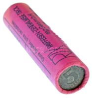 Ausztria ~1962-1980. 5gr Zn (50x) eredeti verdei rolniban T:vegyes Austria ~1962-1980. 5 Groschen Zn (50x) in original mint coin wrapper C:mixed