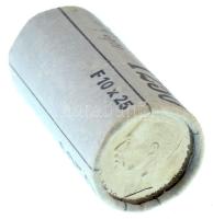 Luxemburg DN(1971-1980) 10Fr Ni (25x) eredeti verdei rolniban T:AU Luxembourg ND(1971-1980) 10 Francs Ni (25x) in original mint coin wrapper C:AU