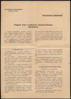 ca 1950 A Kulákokkal való helyszíni elszámoltatás lefolytatására vonatkozó belügyminisztériumi határozat 4 p.