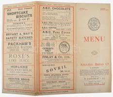 ca 1920 ABC Aerated Bred Company élelmiszer árjegyzék leporelló