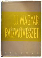 Gombosi György: Új magyar rajzművészet. Rippl Rónaitól a nyolcakig. 1945, Erasmus. Félvászon kötés, Eredi, sérült papírborítóval.