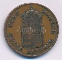 1848. 1kr Cu T:XF,VF, patina
Adamo B1