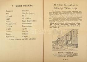 1914 Alföldi Vagyonörző és Biztonsági Vállalat prospektusa 8p. (Magánnyomozó és vagyonvédelmi cég be...