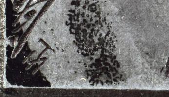 Tavaszy Noémi (1927-2018): Jó Csönd-herceg előtt (Ady Endre). Fém nyomódúc-klisé. Jelzett a dúcon. T...