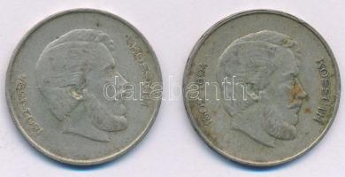 1947. 5Ft Ag "Kossuth" (2x) T:VF, patina, egyiken peremhiba
Adamo F8.1