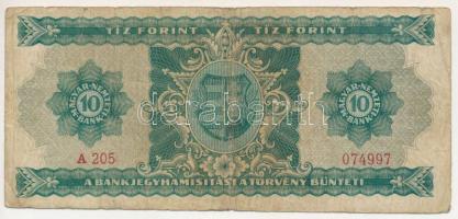 1946. 10Ft "A 205 074997" T:VG
Hungary 1946. 10 Forint "A 205 074997" C:VG
Ada...