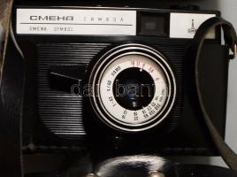 Doboznyi vegyes fényképezőgép tétel, közte Canon Prima BF-800, Concord 850, Fotostar AF-621D, Smena ...