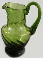 Parádi csavartbordás kancsó, cca 19. sz. vége, m: 14,5 cm