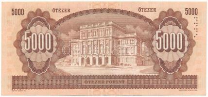 1992. 5000Ft "J 15804567" T:F, szép papír
Adamo F49