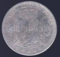 Belgium 1867. 2Fr Ag T:3 ph