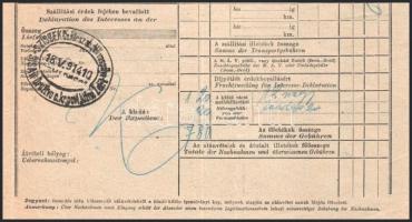 1917 Dunai Flottila.
Eredeti, 1914. május 5-i keltezésű benzinszámla, amelyet a k.u.k. Patrouillenb...