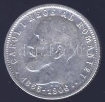 Románia 1906. 1L Ag "I. Károly uralkodásának 40. évfordulója" T:3