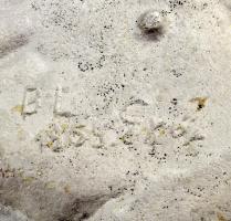 BL jelzéssel alumínium hamutál, 19x10 cm