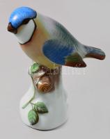 Herendi madár figura. Jelzett, kézzel festett, hibátlan, m: 10 cm