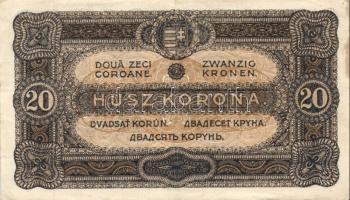 1920. 20K (3x) T:II/III+