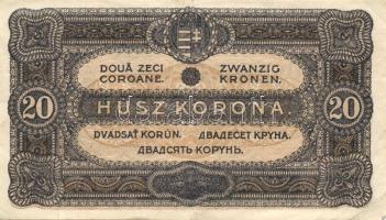 1920. 20K (3x) T:II/III+