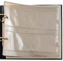 "Magyarország forint emlékpénzei I." kétgyűrűs éremtartó album 25db kettesosztású hiányos ...