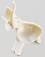 Hollóházi elefánt. Jelzett, hibátlan, m: 18,5 cm