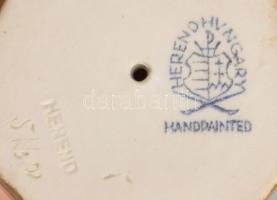 Herendi lepkét fogó madár, jelzett, sérült, m: 12 cm