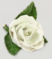 Herendi rózsa, jelzett, minimális kopással, 8x7 cm