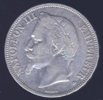 Franciaország 1869. 5Fr Ag III. Napóleon T:2- ph