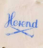 Herendi nyúlpár. Jelzett, 2. oszt, hibátlan, 5x4 cm