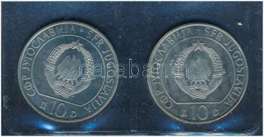 Jugoszlávia 1983. 10D Ni-sárgaréz "Neretvai csata 40. évfordulója" + 10D Ni-sárgaréz "...