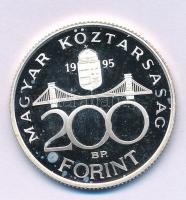 1995. 200Ft Ag "Deák" T:P fo., patina Adamo F13.1