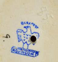 Aquincum 2 darab madár és egy kacsapár figura. Jelzett, hibátlan, m: 8 cm alatt