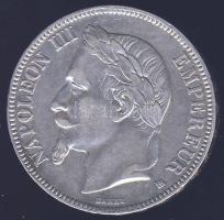 Franciaország 1869. 5Fr Ag III. Napóleon T:2- ph