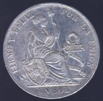 Peru 1888 TF 1Sol Ag T:2- ph