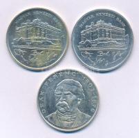 1992. 200Ft Ag "MNB" + 1993. 200Ft Ag "MNB" + 1994. 200Ft Ag "Deák" T:...