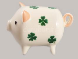 Aquincum szerencsemalac. Jelzett, hibátlan, 6x4 cm