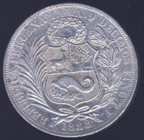 Peru 1888 TF 1Sol Ag T:2- ph