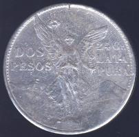 Mexikó 1921. 2P "Függetlenség" Ag T:3 ph