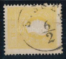 1858 2kr sárga I. típus "SISSEK" Certificate: Strakosch (ANK EUR 480,-)