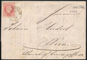 1869 5kr levélen / on cover "SZEPES-VÁRALLYA" - Wien