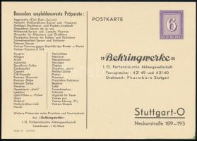 1944 Privát díjjegyes levelezőlap, használatlan / Private PS-card, unused