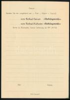 1944 Privát díjjegyes levelezőlap, használatlan / Private PS-card, unused