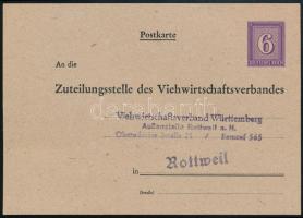 1944 Privát díjjegyes levelezőlap / Private PS-card