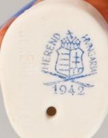 Herendi papagáj. Jelzett, hibátlan, m: 7 cm