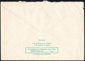 1971 KPM Autófelügyelet ajánlott díjjegyes boríték kivésett "131" bélyegzéssel