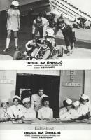 cca 1989 előtt készült, "Indul az űrhajó" című szovjet film jelenetei és szereplői, 11 db ...