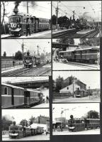 1987 A HÉV 100 éves jubileuma alkalmából készült felvételek, minden kép datált, néhány feliratozott ...